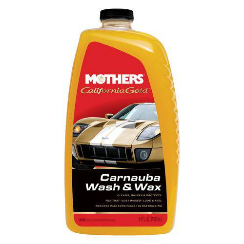Shampoo Mothers Cera Carnaúba Wash e Wax Califórnia Gold 1,8L
