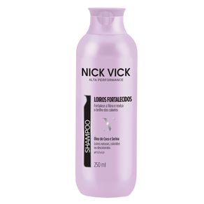 Shampoo Nick & Vick Loiros Fortalecidos Alta Performance 250ml