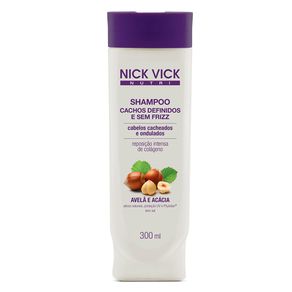 Shampoo Nick & Vick NUTRI-Hair Cachos Definidos e Sem Frizz 300ml