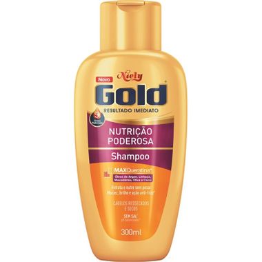 Shampoo Nutrição Poderosa Niely Gold 300ml