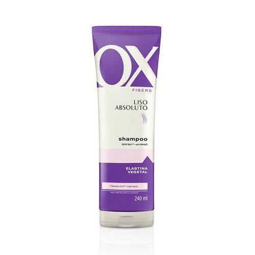 Shampoo Ox Fibers Liso Absoluto com 240 Ml