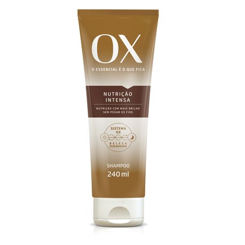 Shampoo OX Oils Nutrição Intensa 200ml