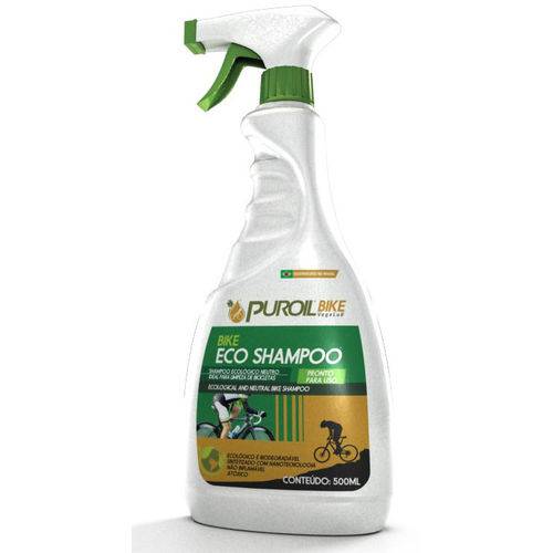 Shampoo P/ Bicicleta Puroil Bike Eco 500ml C/ Aplicador
