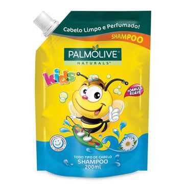 Shampoo Palmolive Naturals Kids Todo Tipo de Cabelo 200ml Refil
