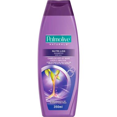 Shampoo Palmolive Naturals Liss 350ml Cj. C/ 3 Un.