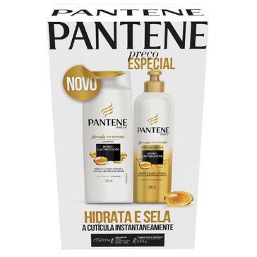 Shampoo Pantene Hidro-Cauterização 200ml + Creme para Pentear 240g