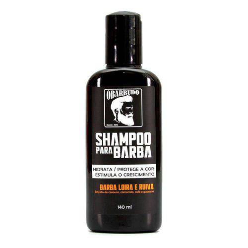 Shampoo para Barba Loira e Ruiva o Barbudo - 140ml