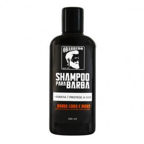 Shampoo para Barba o Barbudo Loira e Ruiva 140ml