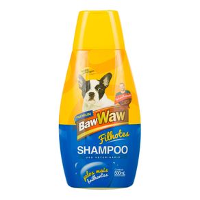 Shampoo para Cães Filhotes Baw Waw 500mL