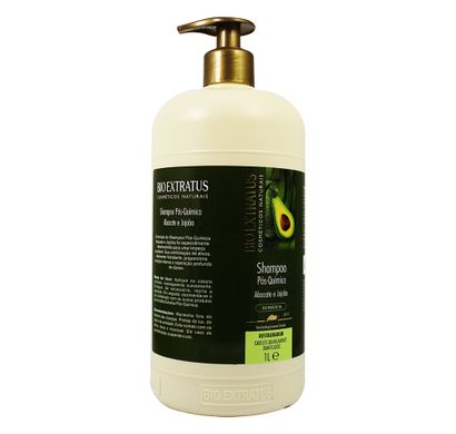 Shampoo Pós Química Abacate e Jojoba 1L - Bio Extratus