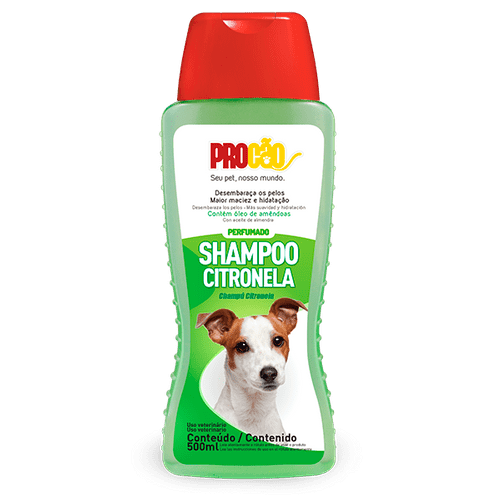 Shampoo Procão Citronela para Cães e Gatos 500ml