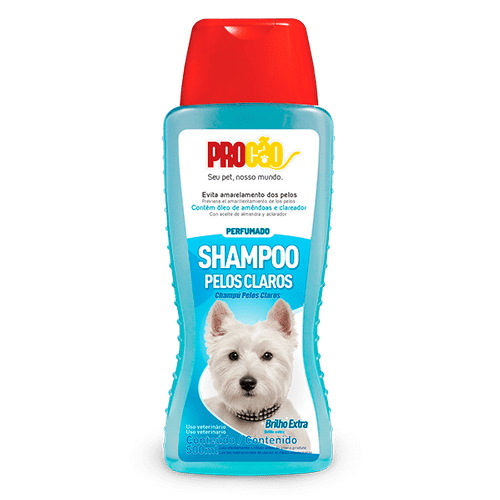 Shampoo Procão Pelos Claros para Cães e Gatos 500ml
