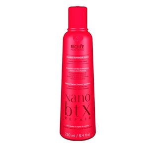 Shampoo Richée Professional Nano Btx Repair Diário Reparador 250ml