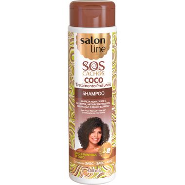 Shampoo S.O.S Cachos Coco Salon Line 300ml