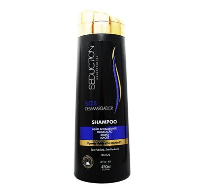 Shampoo S.O.S Desamarelador 450ml - Seduction