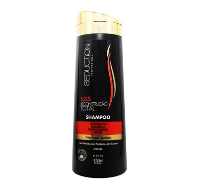 Shampoo S.O.S Reconstrução Total 450ml - Seduction