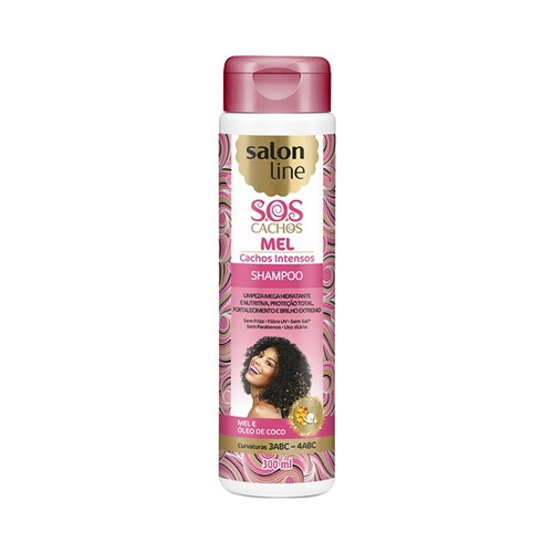 Shampoo Salon Line Cachos Intensos SOS Mel 300ml