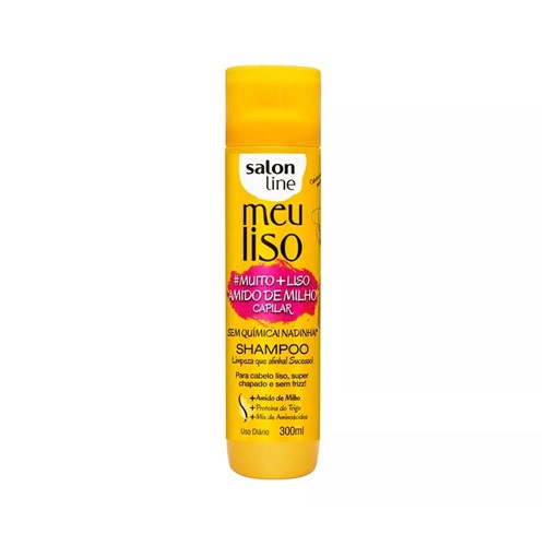 Shampoo Salon Line Meu Liso Amido de Milho #Muito+Liso - 300ml