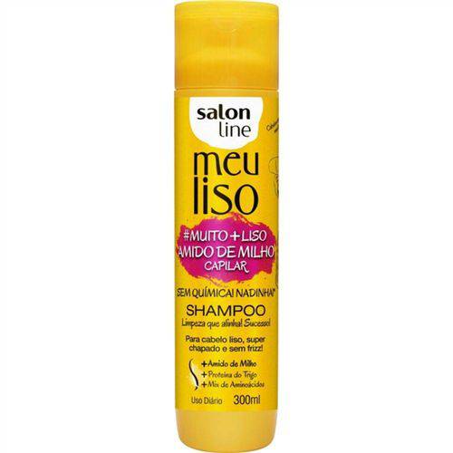Shampoo Salon Line #muito+liso Amido de Milho - 300ml