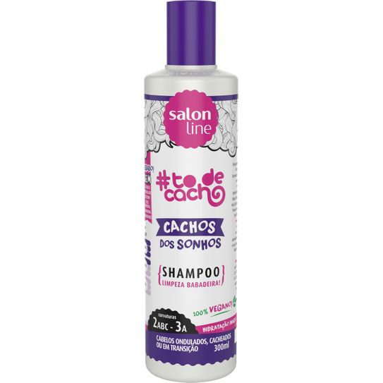 Shampoo Salon Line #todecacho Cachos dos Sonhos Limpeza Babadeira 300ml