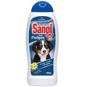 Shampoo Sanol Antipulgas 500 Ml