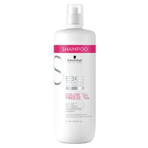 Shampoo Schwarzkopf Professional BC Bonacure Color Freeze Silver Desamarelador 1000ml