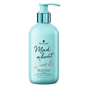 Shampoo Schwarzkopf Professional Mad About Curls High Foam Cleanser Sem Sulfato 300ml