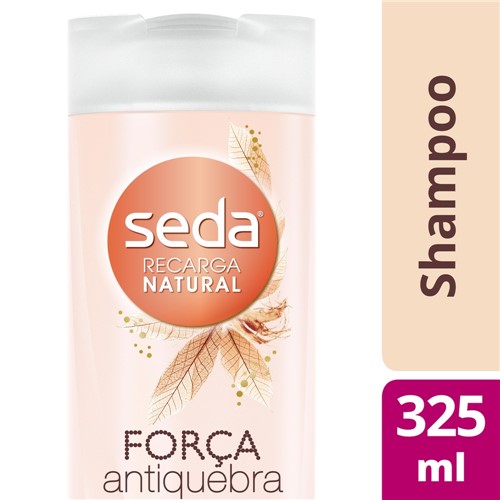 Shampoo Seda Recarga Natural Força Antiquebra 325ml