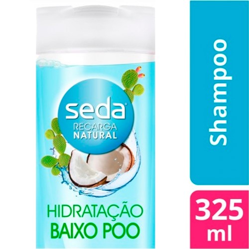 Shampoo Seda Recarga Natural Hidratação Baixo Poo 325ml