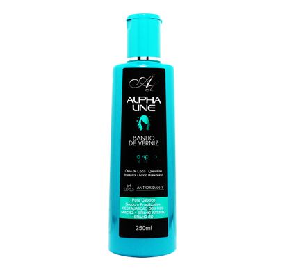 Shampoo Sem Sal Banho de Verniz 250ml - Alpha Line