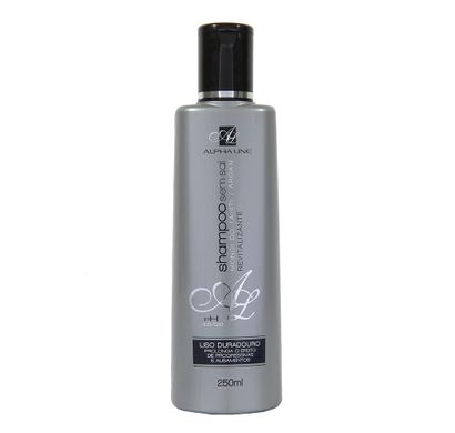Shampoo Sem Sal Revitalizante Liso Duradouro 250g - Alpha Line