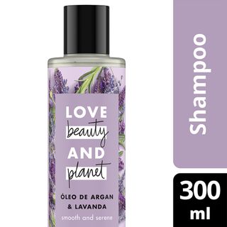 Shampoo Smooth And Serene Óleo de Argan & Lavanda Love Beauty And Planet 300ml