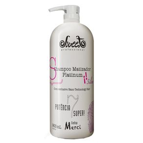 Shampoo Sweet Hair Merci Platinium Matizador 980ml