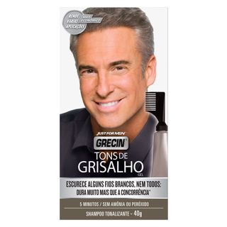 Shampoo Tonalizante Grecin - Tons de Grisalhos Grisalho