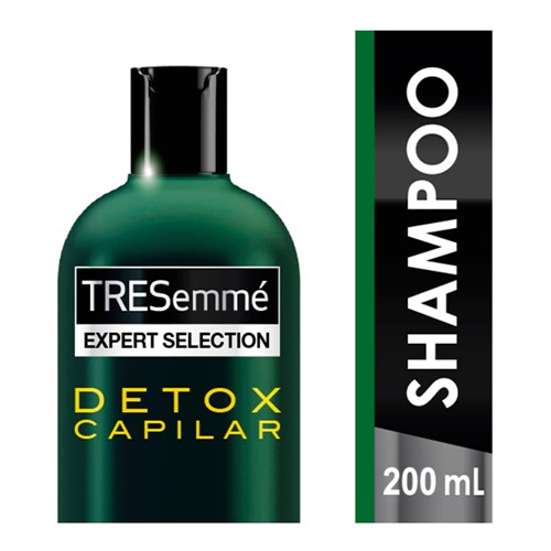 Shampoo TRESemmé Detox Capilar para Limpeza e Nutrição 200ml
