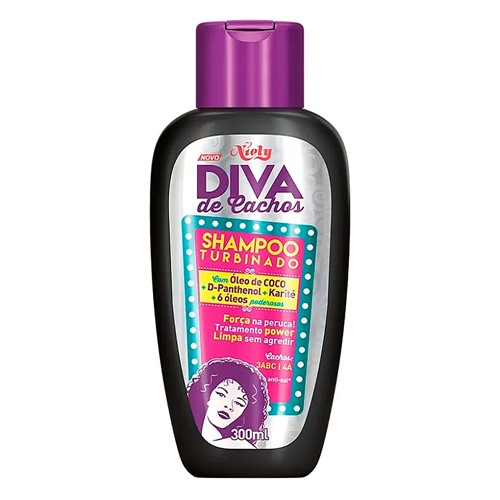 Shampoo Turbinado Niely Diva de Cachos 300ml