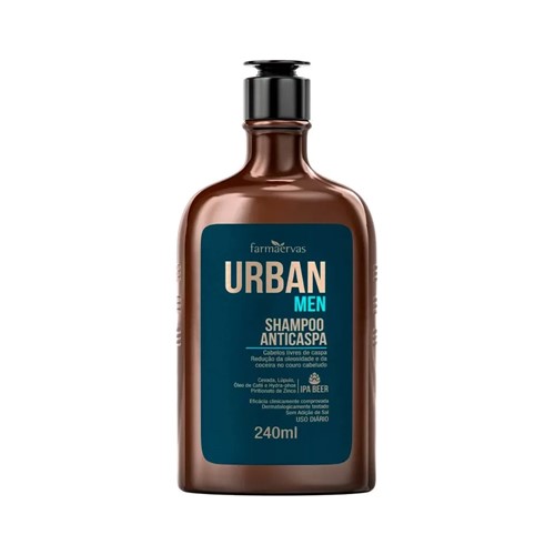Shampoo Urban Men Ipa Anticaspa 240ml