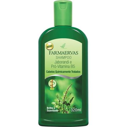 Shampoo Uso Diário Farmaervas Jaborandi e Pró Vitamina B5 320ml