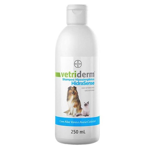 Shampoo Vetriderm Hipoalergenico Nutrisense 250ml - Bayer