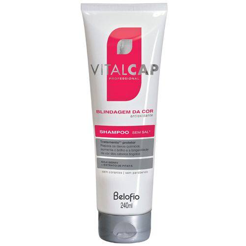Shampoo Vitalcap Blindagem da Cor Antioxidante Tratamento Protetor 240ml