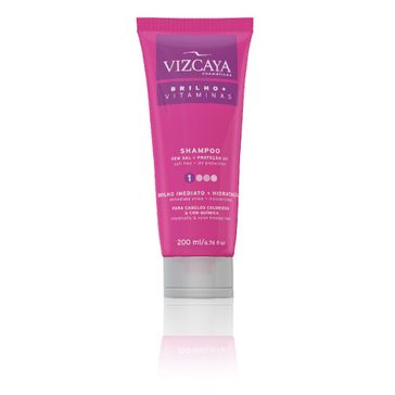 Shampoo Brilho + Vitaminas 200ml - Vizcaya