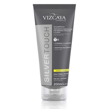 Shampoo Vizcaya Silver Touch Cabelos Grisalhos 200ml