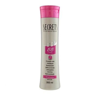 Shampoo Zero Sal BB Hair 300 Ml - Secrets Professional