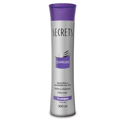 Shampoo Zero Sal Desamarelador 300ml - Secrets Professional
