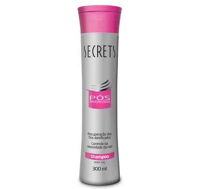 Shampoo Zero Sal Pós Progressiva 300ml - Secrets Professional