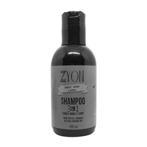 Shampoo Zyon para Barba, Cabelo e Corpo 150ml