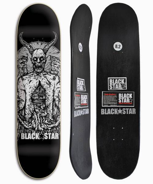Shape de Skate Black Star Hell 8.2