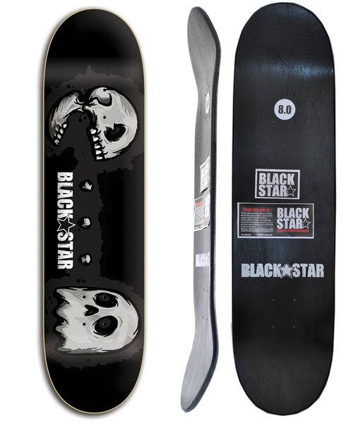 Shape de Skate Black Star Pac 8.0