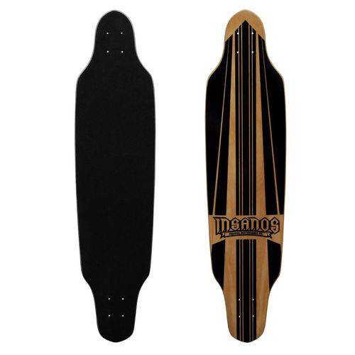 Shape Longboard Insanos para Freestyle 100 Cm Flat com Lixa