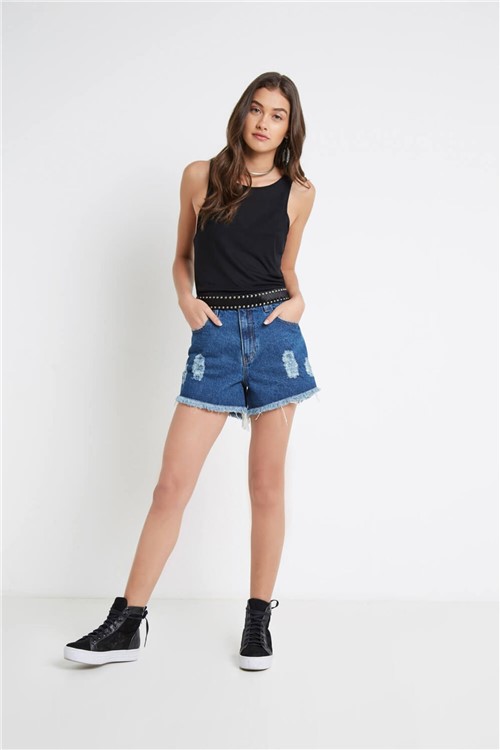 Short Jeans Frida Puidos Jeans - 34